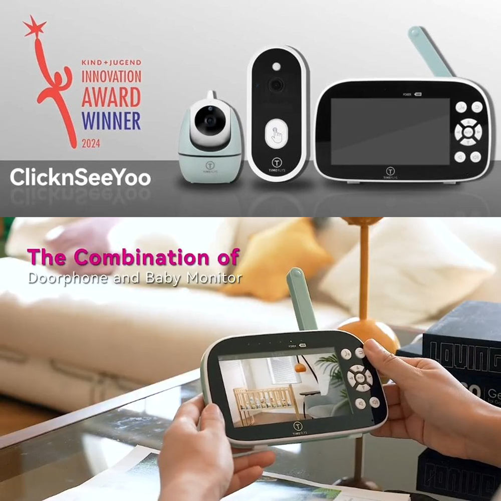 ClicknSeeYoo - Video Door Phone with Baby Monitor Combo Set