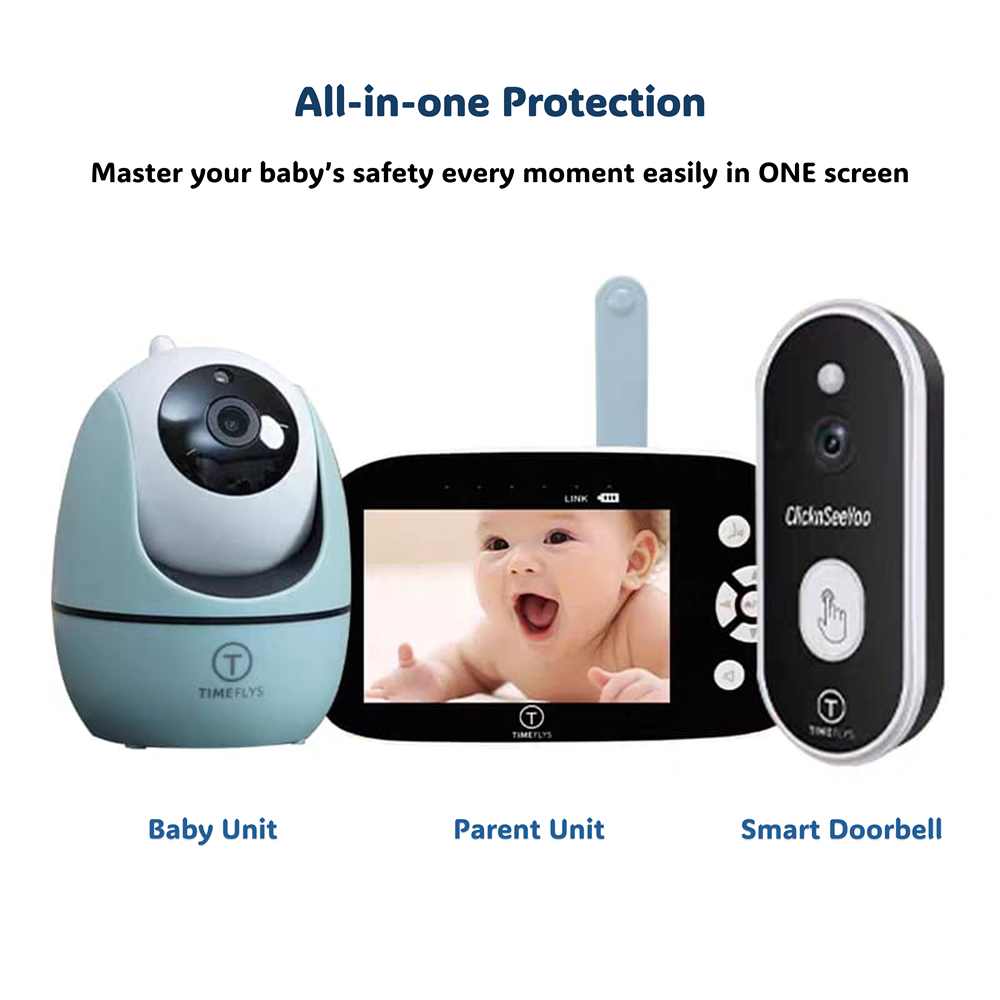 ClicknSeeYoo - Video Door Phone with Baby Monitor Combo Set