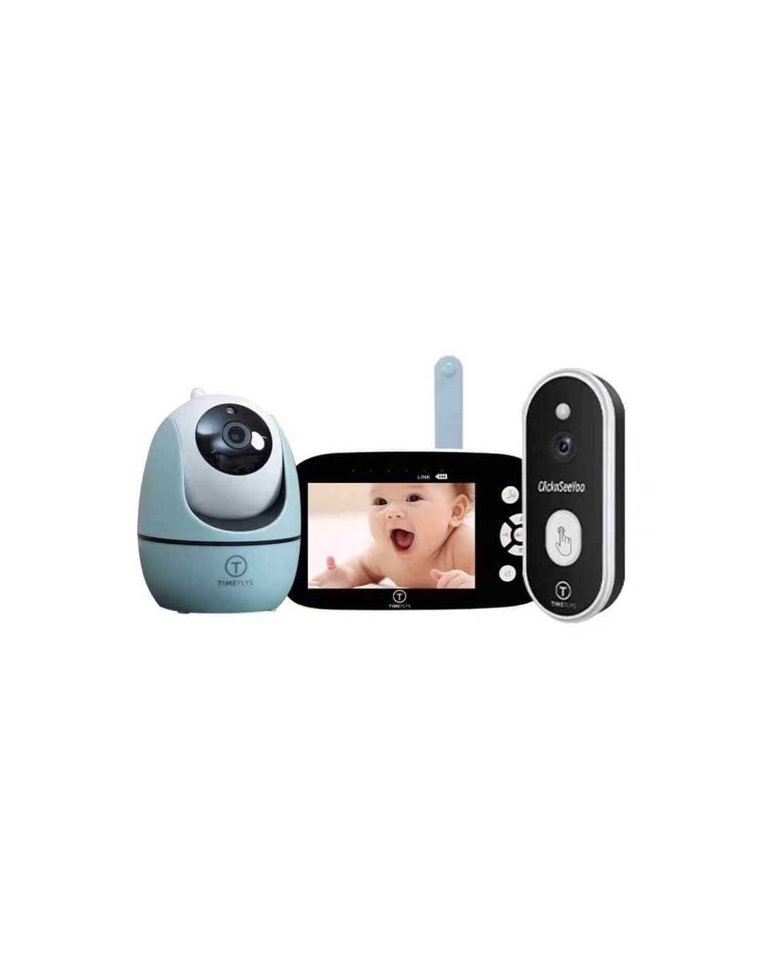 ClicknSeeYoo - Video Door Phone with Baby Monitor Combo Set