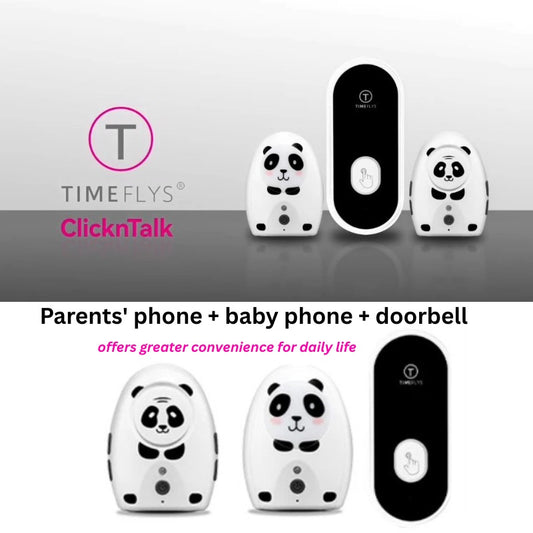 ClicknTalk Audio Door Phone with Baby Monitor Combo Set