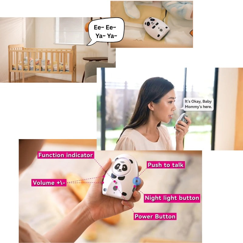 ClicknTalk Audio Door Phone with Baby Monitor Combo Set