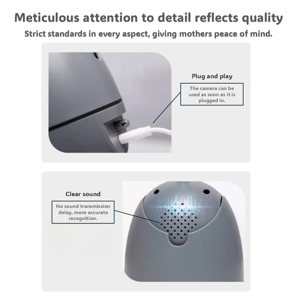 S350H - 3.5 inches Smart Digital Video and Voice Baby Monitor