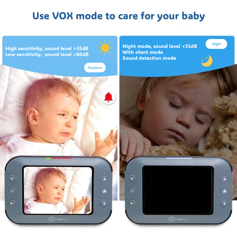 S350H - 3.5 inches Smart Digital Video and Voice Baby Monitor