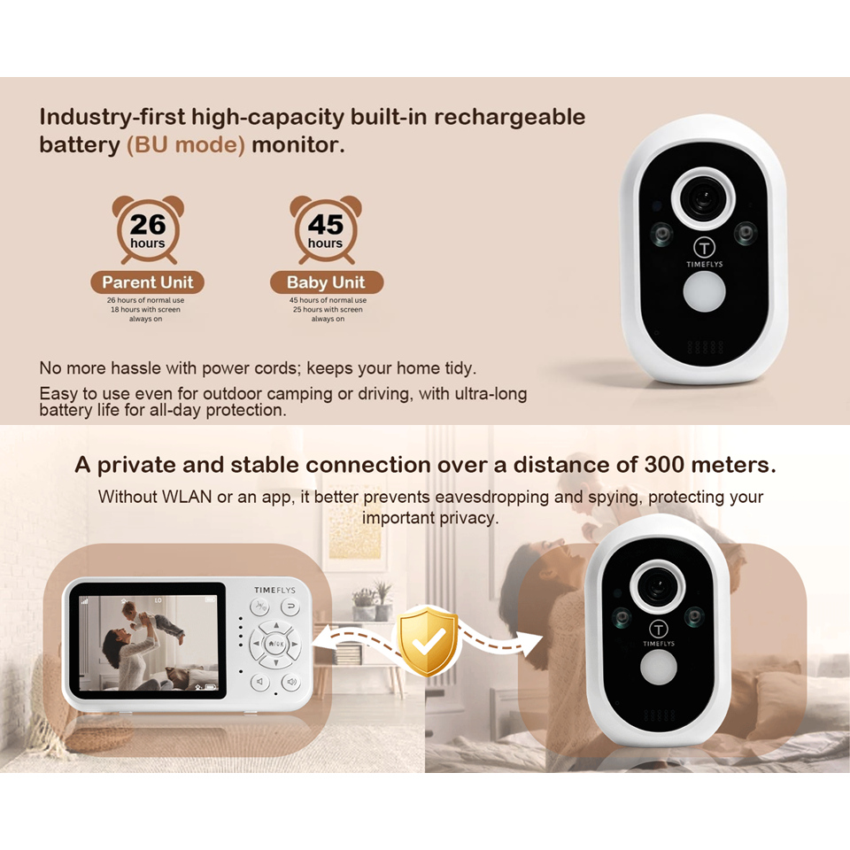 Z280L - 2.8 Inch Video Baby Monitor